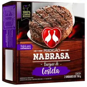 Coocerqui Hambúrguer de costela na brasa perdigão 150g com 2un oferta
