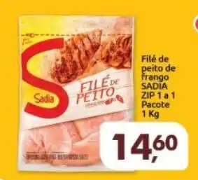 Supermercados Nori File de peito de frango Sadia Zip 1 a a pacote 1kg oferta