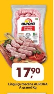 Supermercados Nori Linguica toscana Aurora a granel 1kg oferta