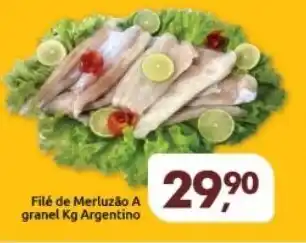 Supermercados Nori File de Merluzao a granel 1kg Argentino oferta