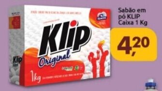 Supermercados Nori Sabao em po Klip Caixa 1kg oferta