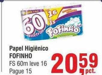 Higa Atacado Papel higiênico fofinho oferta