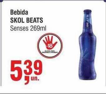 Higa Atacado Bebida skol beats senses oferta