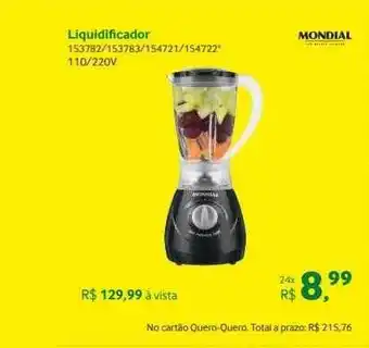Mondial liquidificador