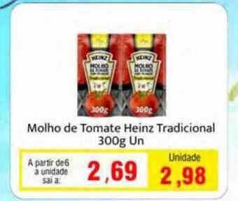Spani Atacadista Molho de tomate heinz tradicional oferta