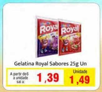 Spani Atacadista Gelatina royal sabores oferta
