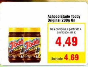 Achocolatado toddy original