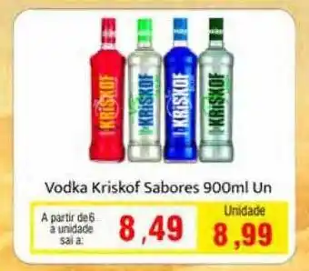 Spani Atacadista Vodka kriskof sabores 900ml oferta