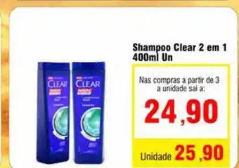 Spani Atacadista Shampoo clear 2 em 1 oferta