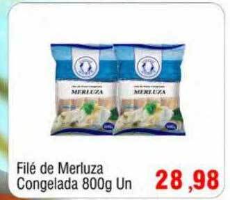 Filé de merluza congelada