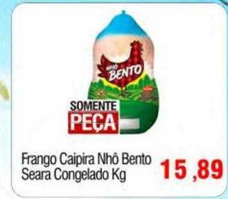 Spani Atacadista Frango caipira nhô bento seara congelado kg oferta