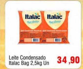 Spani Atacadista Leite condensado italac bag oferta