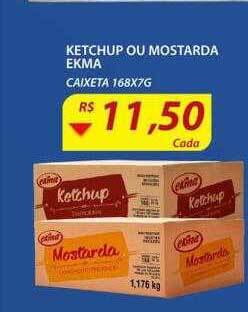 Assaí Atacadista Ketchup ou mostarda ekma oferta