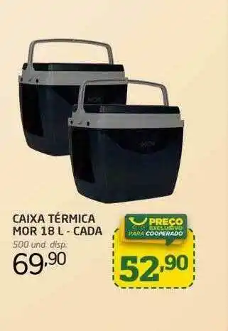 Cooper Caixa térmica mor oferta