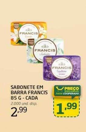 Cooper Sabonete em barra francis oferta