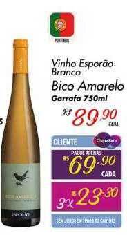 Muffato Vinho esporão branco bico amarelo oferta
