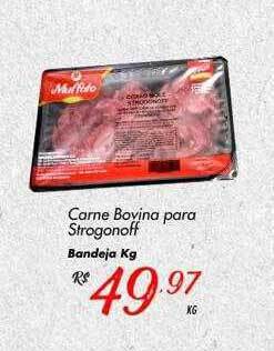 Muffato Carne bovina para strogonoff oferta
