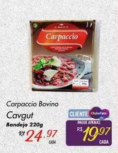 Carpaccio bovino cavgut