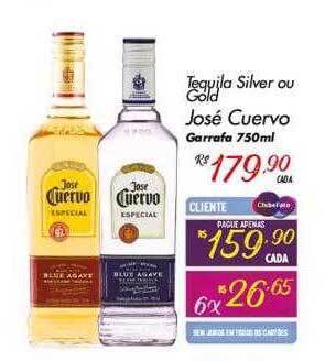 Tequila silver ou gold josé cuervo