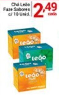 X Supermercados Cha Leao Fuze Sabores c/10 unid oferta