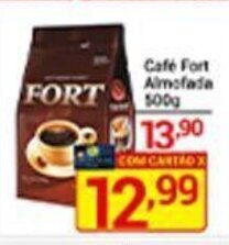 X Supermercados Café Fort Almofada 500g oferta