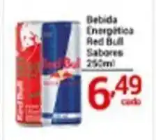 X Supermercados Bebida Energetica Red Bull Sabores 250ml oferta