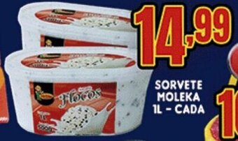 Sorvete Moleka 1L cada