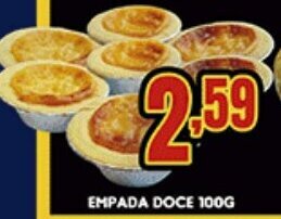 Supermercados Cristal Empada Doce 100g oferta