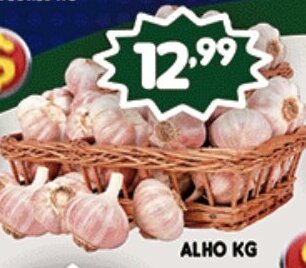 Supermercados Cristal Alho 1kg oferta