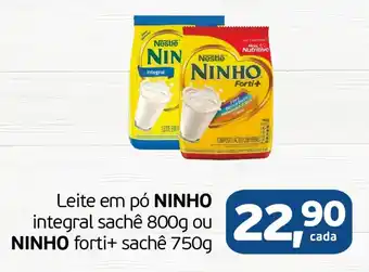 Leite em pó Ninho integral sachê 800g