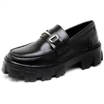 Sapato mocassim feminino okford city dubuy 1412li preto