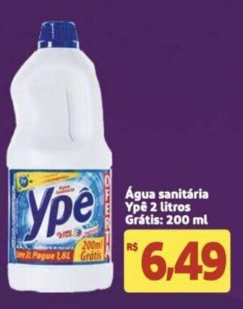 Extra Supermercado Água Sanitaria Ypê 2L gratis: 200ml oferta