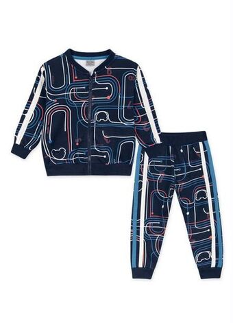 Posthaus Tigor t tigre - conjunto moletom infantil azul oferta