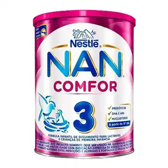 Supermercados Mateus Leite em pó comfor 3 nan nestlé 800g oferta
