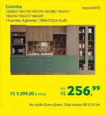 Quero Quero Cozinha kappesberg oferta