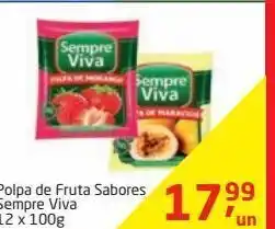 Tenda Atacado Polpa de frutas sabores sempre viva oferta