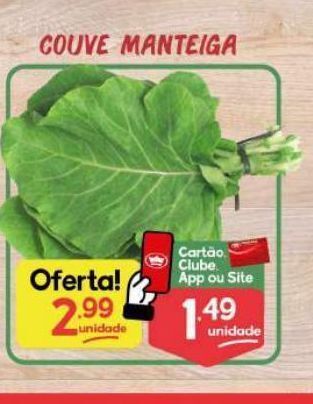 Supermercados Princesa Couve manteiga oferta