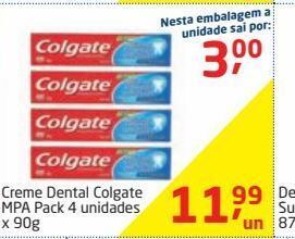 Tenda Atacado Creme dental colgate mpa pack 4 unidades x 90g oferta