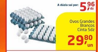 Tenda Atacado Ovos grandes brancos oferta