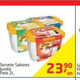 Tenda Atacado Sorvete sabores jundiá oferta