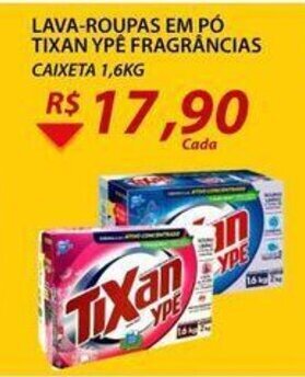 Assaí Atacadista Lava roupas em po Tixan Ypê frag. 1.6kg oferta