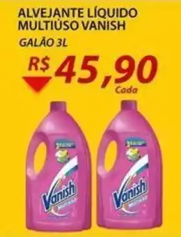 Alvejante Liquido Multiuso Vanish 3L