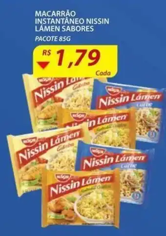 Assaí Atacadista Macarrão Instantãneo Nissin Lámen Sabores 85g oferta