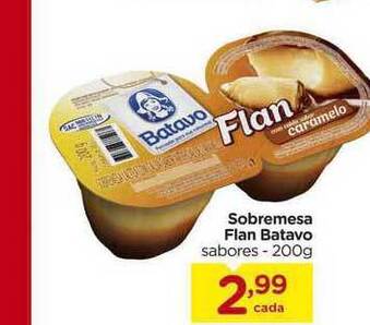 Sobremesa Flan Batavo 200g
