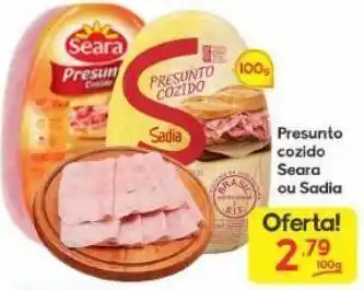 Supermercados Princesa Presunto cozido seara ou sadia kg oferta