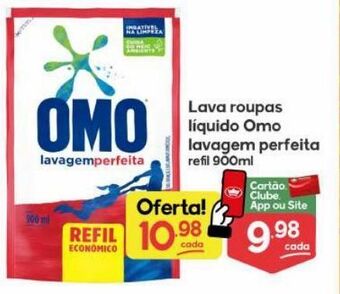 Supermercados Princesa Lava roupas líquido omo lavagem perfeita 900ml oferta