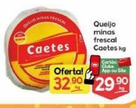 Queijo minas frescal caetes kg