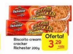 Biscoito cream cracker richester 200g