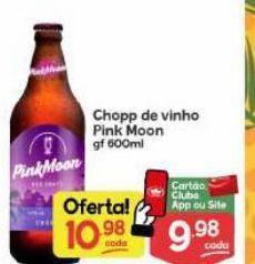 Supermercados Princesa Chopp de vinho pink moon 600ml oferta