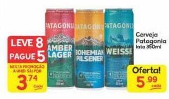 Supermercados Princesa Cerveja patagonia 350ml oferta